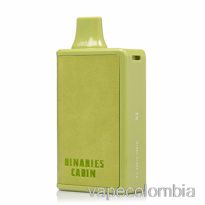 Vape Recargable Horizonte Binarios Cabina 10000 Desechable Uva Verde Hielo